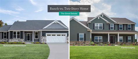 The Great Debate Ranch Vs Two Story Homes Wayne Homes