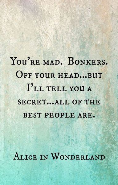 Alice in wonderland (2010) {sentence starters}. You're Mad. Bonkers. Off Your Head...Alice In Wonderland Pictures, Photos, and Images for ...