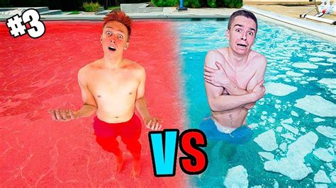 Hot Vs Cold Pool Challenge Part 3 Youtube