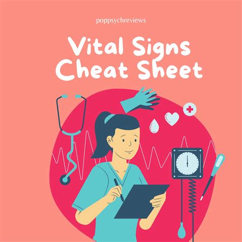 Nursing Vital Signs Cheat Sheet Etsy