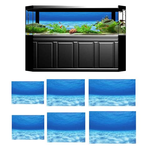 X Cm Undersea World F Fityle D One Side Decorative Aquarium Background Poster Fish Tank