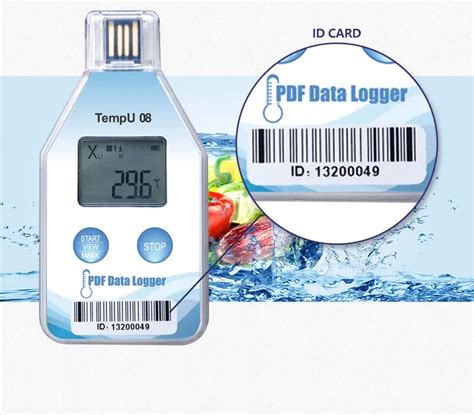 Tempu Disposable Temperature Data Logger Recorder Cold Chain Pdf Usb