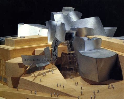 Model For The Guggenheim Museum In Bilbao Frank Gery Maqueta