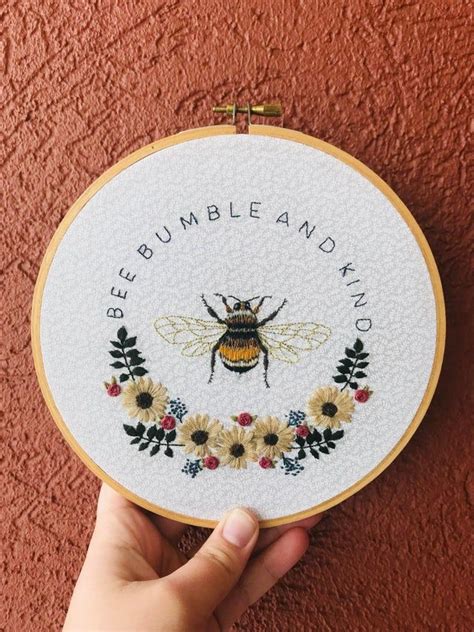 Free shipping on all orders. "Bee Bumble and Kind", a design I created for a friend ...