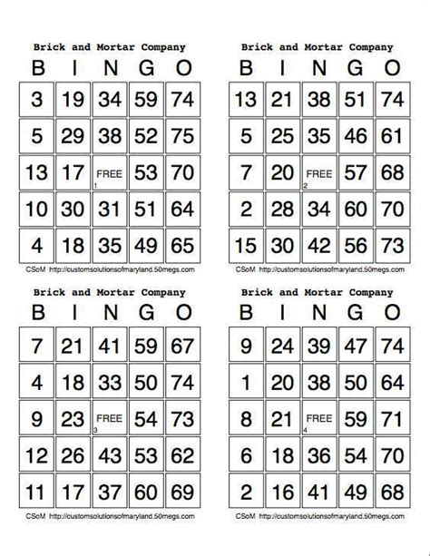 Bingo baker allows you to print 1, 2 or 4 cards per page. My Bingo Cards 1.1.0 free download for Mac | MacUpdate