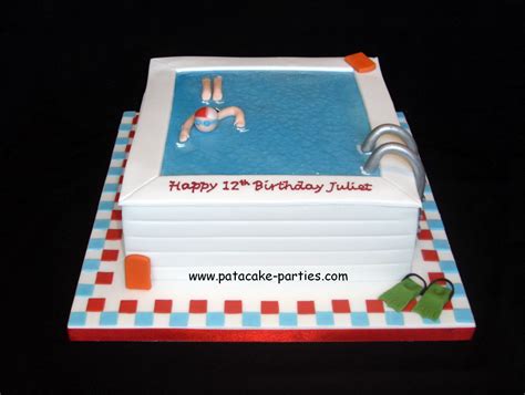 Swimming Pool Cake Swimming Pool For A Competitive Swimmer I Was