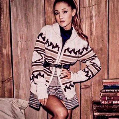 Ariana Grande Selfie Cat Valentine Sweater Dress Blazer Sweaters