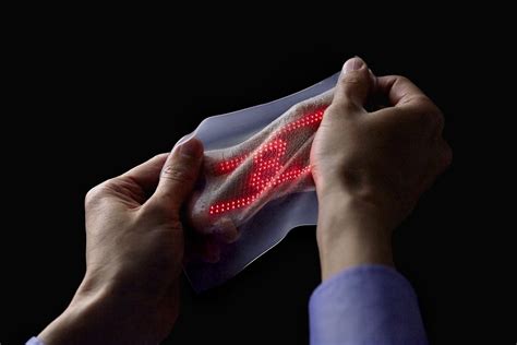 Japanese Researchers Develop Ultrathin Highly Elastic Skin Display