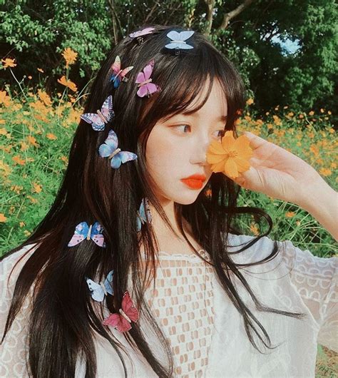 정윤 Jungyoon On Instagram 🦋🌼🌿 Gorgeousalice Korean Girl Photo