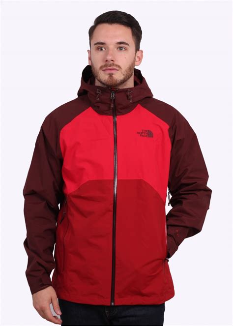 The North Face Stratos Jacket Cardinal Red Triads Mens