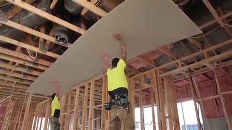 Sheetrock® ceiling and wallboard - YouTube