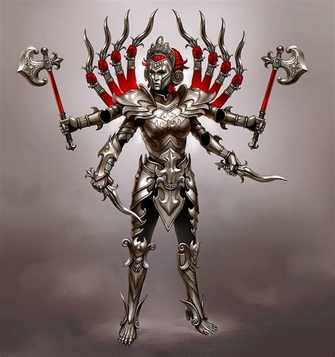 Smite Battle Armor Kali Concept By Scebiqu On Deviantart