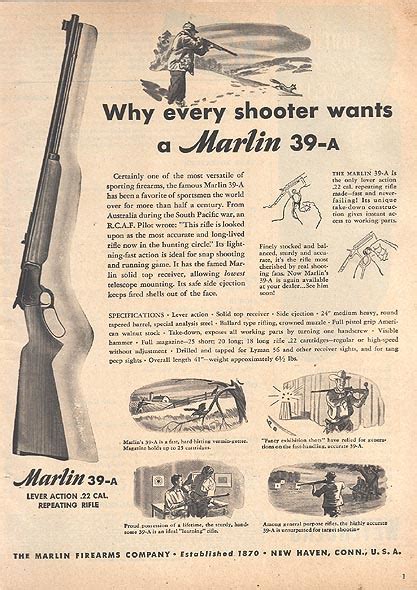 Marlin Ad 1947 Vintage Ads And Stuff
