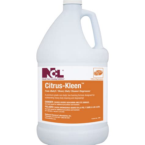 Citrus Kleen Non Butyl Cleaner Degreaser 41 Gal Case Ncl1095 29