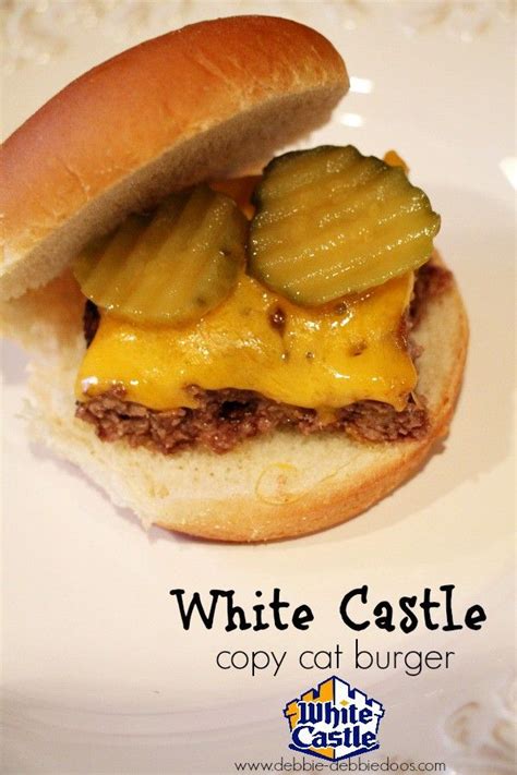 They are even know as the first chain restaurant! How to make White Castle burgers - Debbiedoos | Recipe ...