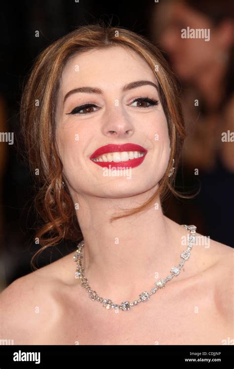 Feb 27 2011 Hollywood California Us Actress Anne Hathaway In