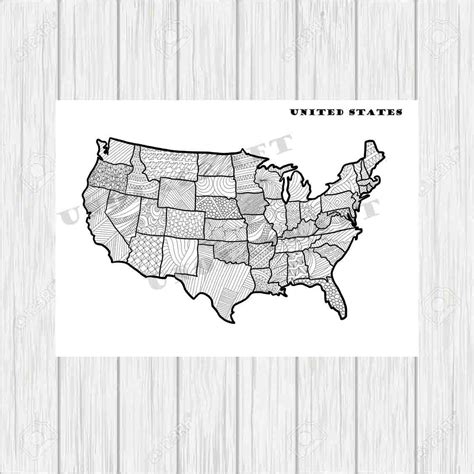 The first is labeled download which will prompt you to download the pdf version of this coloring page. Map coloring page, USA coloring page, travel coloring ...