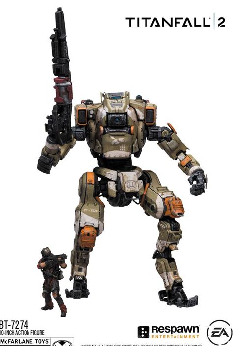 Titanfall 2 10 Inch Deluxe Action Figure Bt 7274 With 3 Inch Pilot