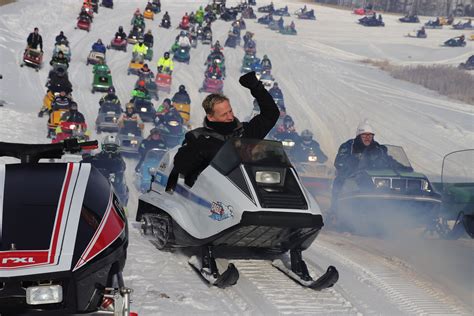 Midwest Vintage Ride In Event Snowmobile Show In Elk River Minnesota