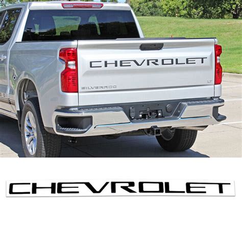 Insert Tailgate Letters For 2019 2020 Chevrolet Silverado 1500 2500