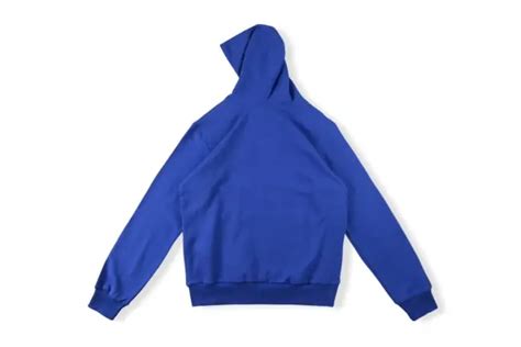 Sp5der 555555 Angel Number Hoodie Blue Sp5der