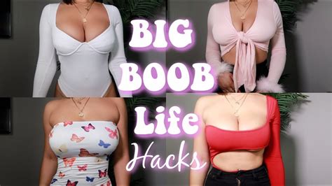 Life Hacks For Big Boobs How To Go Braless Feeling Confident