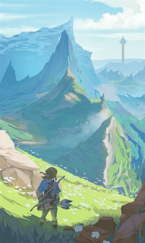 Artstation Zelda Botw Fanart Jln Mck Fantasy Art Landscapes