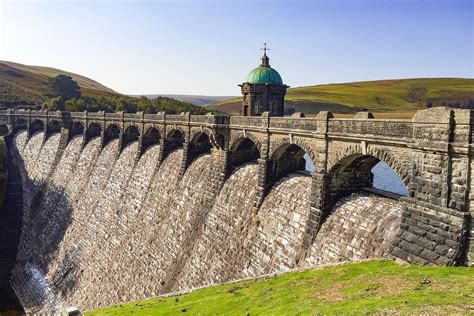 Elan Valley Reservoirs And Dams Mid Wales Powys