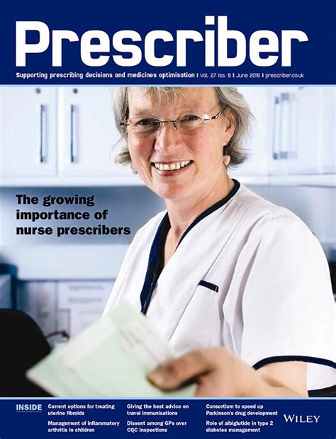 The Expanding Role Of Nurse Prescribers Dowden 2016 Prescriber