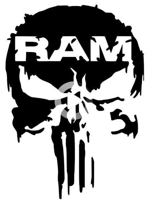 Sponsored Ebay Mopar Ram Dodge Punisher 20 Version Style Comic Decal