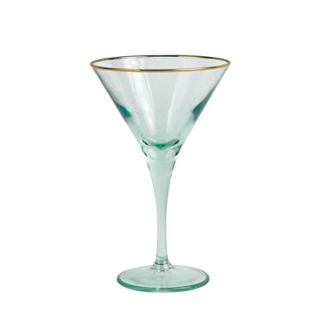 Green Martini Glass Lucy Rose