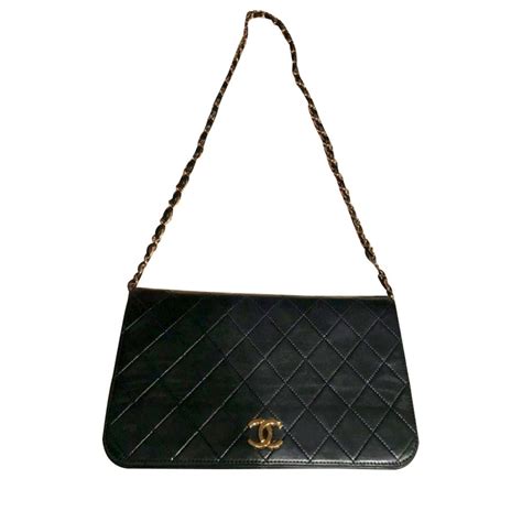 Chanel Handbags Black Leather Ref59232 Joli Closet