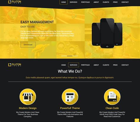 Free Html Layout Templates Of Best Free Css Templates For The Year 2012