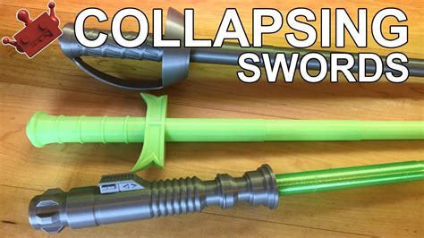 3d Printed Collapsing Swords Youtube