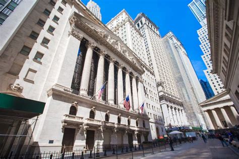 New York Usa April 18 2014 New York Stock Exchange In Manhattan