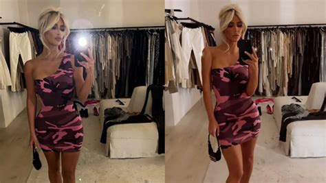 Kim Kardashian Channels Barbie In Clinging Pink Dress As She Regrets Get A Job Row Mirror Online