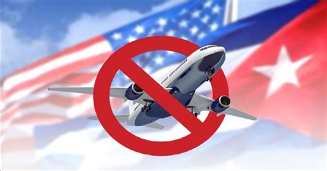 Entra hoy en vigor suspensión de vuelos charter al interior de Cuba