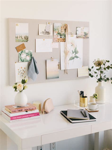 Light And Airy Office Pinboard — Homebnc