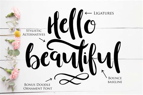 Beautiful Font By Wanderlustlens Thehungryjpeg