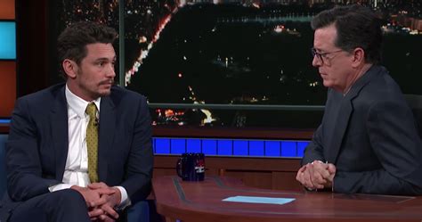 James Franco Talks Sexual Misconduct Allegations On Colbert