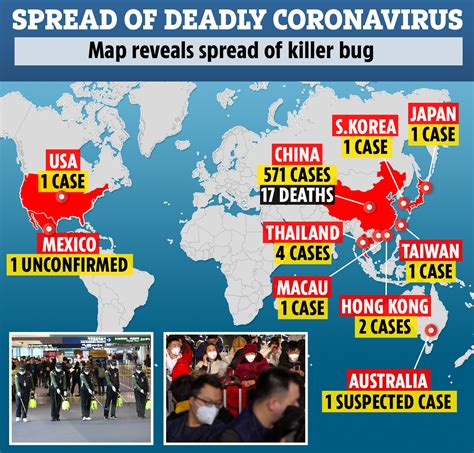 Deadly Coronavirus Spread Map Public Health