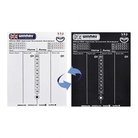Hierzu gehören im besonderen die genauen angaben zum. Winmau Dartscheibe »Scorerboard - Schreibtafel« | OTTO