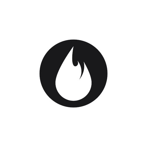Feuer Logo Vektor Template Design Premium Vektor