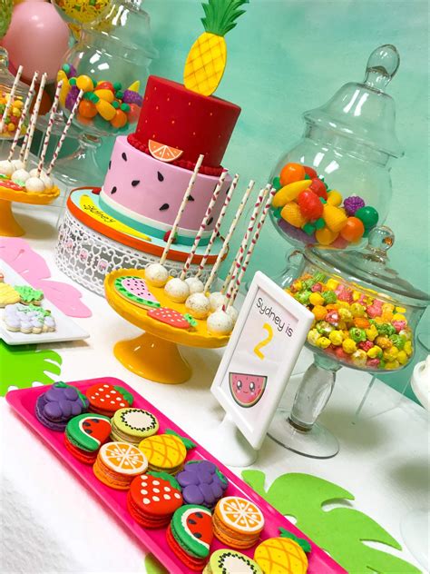 Tutti Frutti Birthday Party Ideas Photo 4 Of 8 Catch My Party