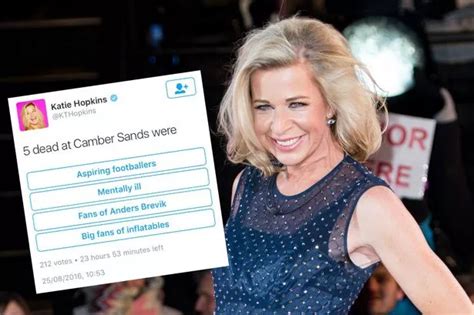 Katie Hopkins Sparks Outrage With Vile Tweet About Camber Sands Deaths