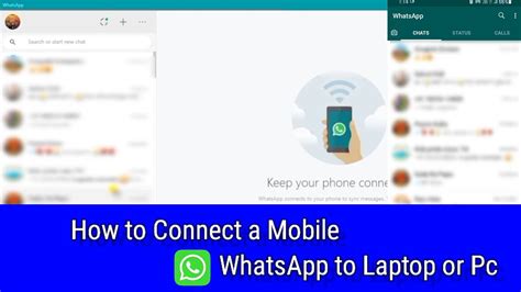 How To Connect Mobile Whatsapp To Laptop Or Pc Youtube