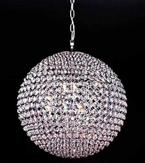 Crystal Ball Chandelier Zest Lighting