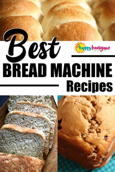 This collection of diabetic bread recipes includes sugarfree muffin recipes, recipes for rolls and biscuits, bread machine recipes and more. 5 Bread Machine Recipes You Need to Try - HappyHooligans