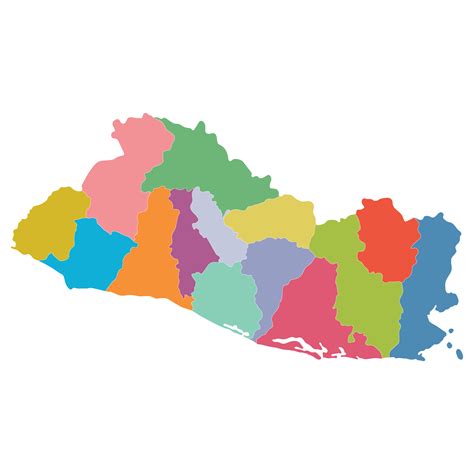 El Salvador Map Map Of El Salvador In Administrative Provinces In