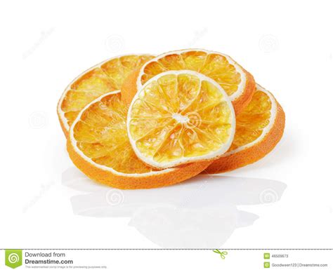 Dried Orange Slices Stock Image Image Of Slices White 46509673